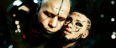 V's facial animation