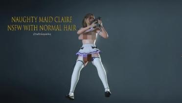 Naughty Maid Claire NSFW with Normal Hair