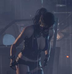 Claire Motorcycle Hot Girl