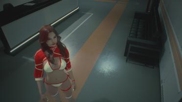 Ada Red-Haired Sexy Fitness