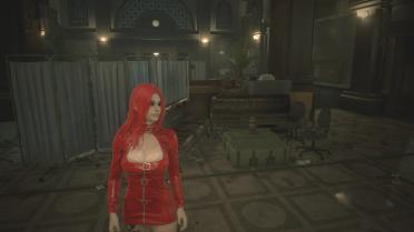 Ada & Claire Red Moto Dress Suit