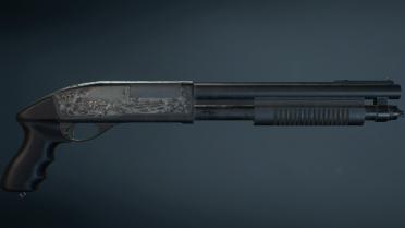 Engraved Shotgun Dog Pack Hunting Bird