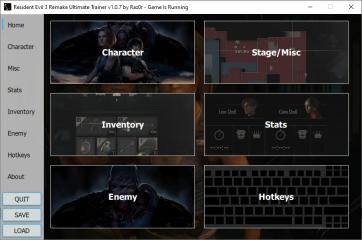 Resident Evil 3 Remake  Ultimate Trainer