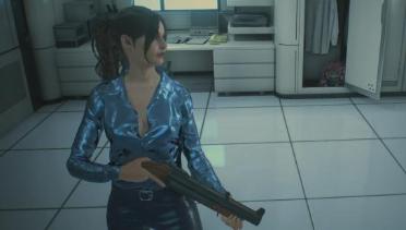 Claire blue casual wear