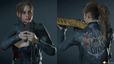 Claire <Claire> Motorcycle Jacket