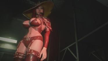 Ada & Claire European and American magician red