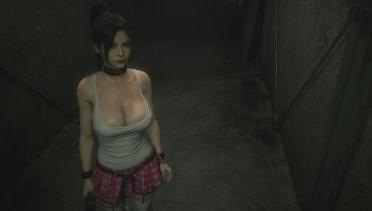 Ada red skirt student uniform