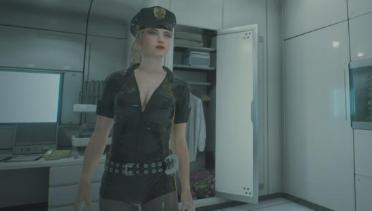 Ada & Claire Black Police Uniforms
