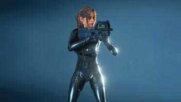 Claire - Latex Tights (Jet Black)