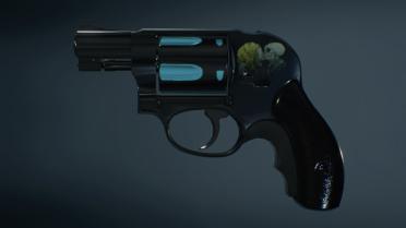 Kiss of Death (Black/Light Blue)+