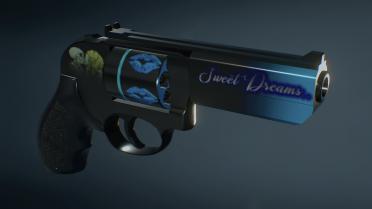 Kiss of Death (Black/Light Blue)+