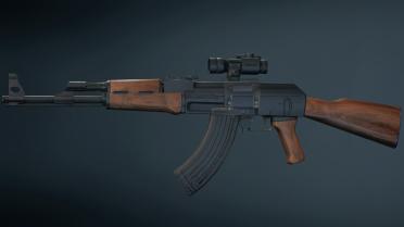 AK-47 Automatic Rifle (Scope)