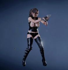 Claire Motorcycle Hot Girl