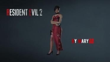 MARY Yi modified Ada Wong 4th generation cheongsam bright color