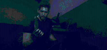 Resident Evil 3 Carlos  T-shirt jeans (short hair)