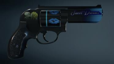 Kiss of Death (Black/Light Blue)+