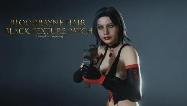 Bloodrayne Hair Black Texture Patch accessory