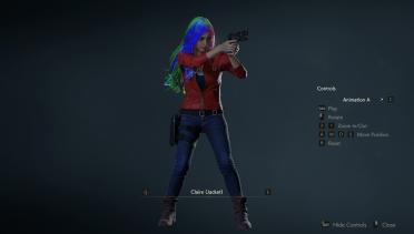 Anime Long Rainbow Hair for Claire