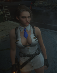 Jill - White Skirt Military Uniform