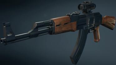 AK-47 Automatic Rifle (Scope)