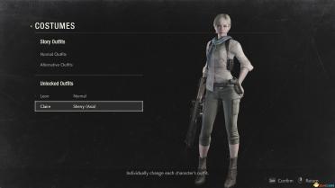 Resident Evil 6 Sherry's Asian suit replaces the black suit