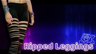 Ripped leggings
