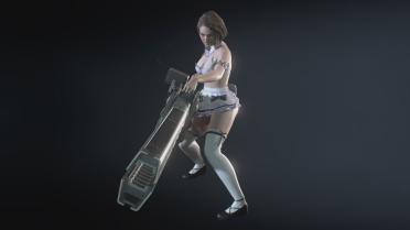 Jill Naughty Maid - White