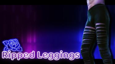 Ripped leggings