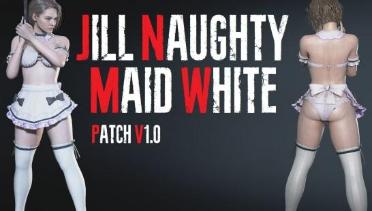Jill Naughty Maid - White