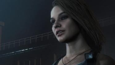 Jill's long blonde hair