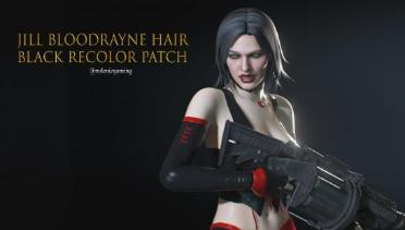 Jill Bloodrayne Hair Black Recolor Patch