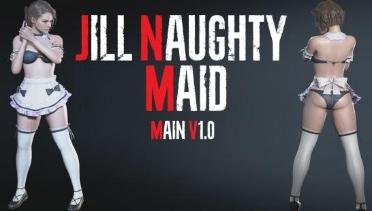 Jill Naughty Maid - Black