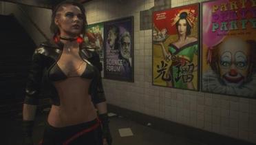 Black Fur Coat Cyberpunk Overcome