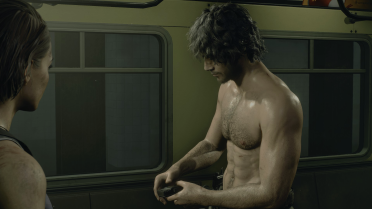 Shirtless Carlos Oliveira