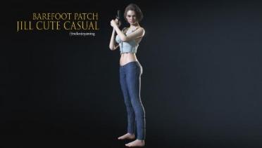 Jill Cute Casual Barefoot Patch