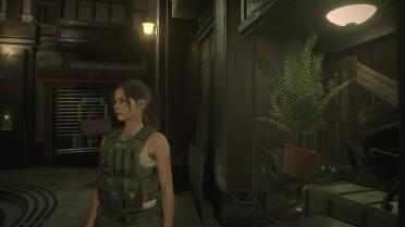 Claire Military Uniform - Default Hair