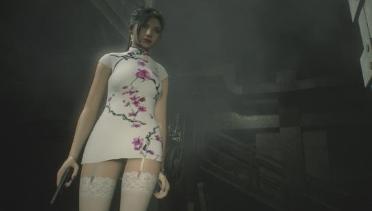 Ada & Claire cut plum cheongsam