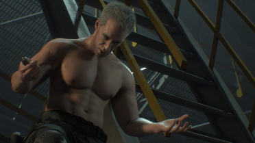 Shirtless Nikolai Zinoviev