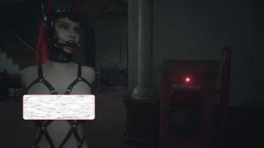 Red mane and red ponytail <Claire> cool mouth ball