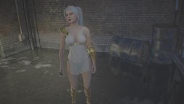 Jill Greek God - White Hair Ponytail