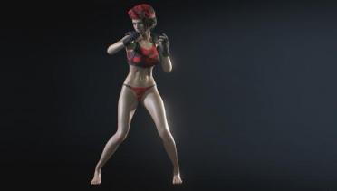 Resident Evil 3 Remake Jill Red Camouflage Beret