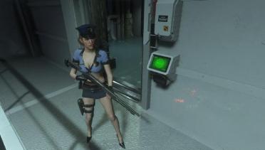 Jill Bad Cop No Panties