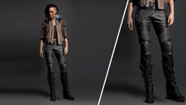 Original Leather Pants by E3 Female V