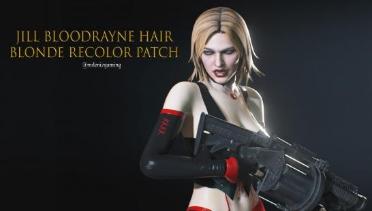 Jill Bloodrayne Hair Blonde Recolor Patch Attachment
