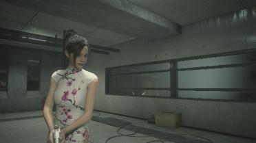 Ada & Claire cut plum cheongsam