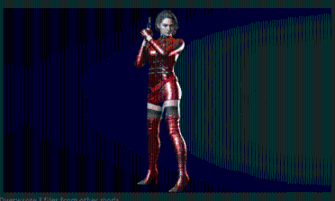 Jill Black Boots Bodysuit Skirt