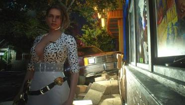 Jill Sweetheart Detective White Dress White Silk Seduction Suit