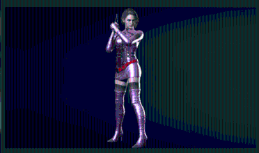 Jill Black Boots Bodysuit Skirt