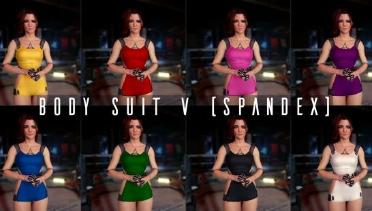 Bodysuit V Spandex Available Colors