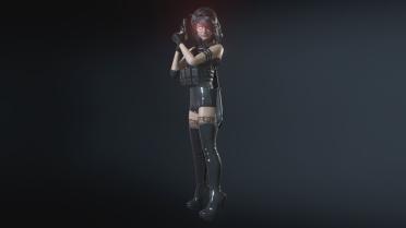 Jill Ghostblade Red Eyes